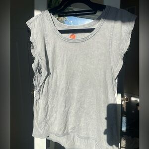 Anthropologie Daily Practice Flutter Sleeve Tee